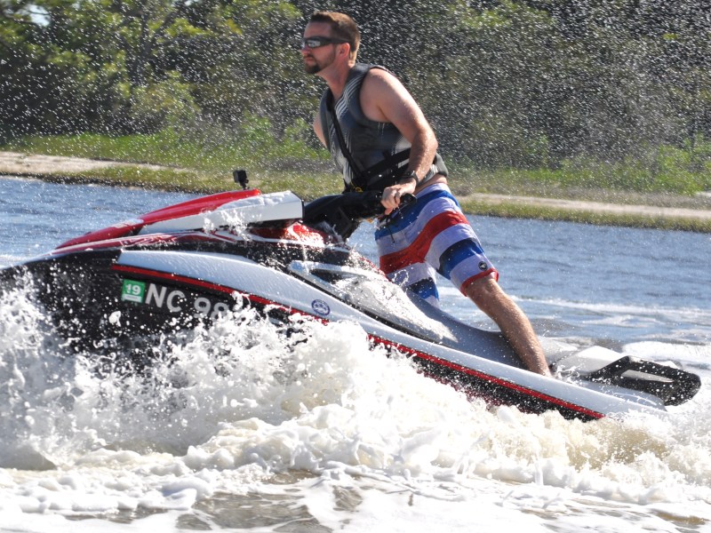 guy on jet ski.