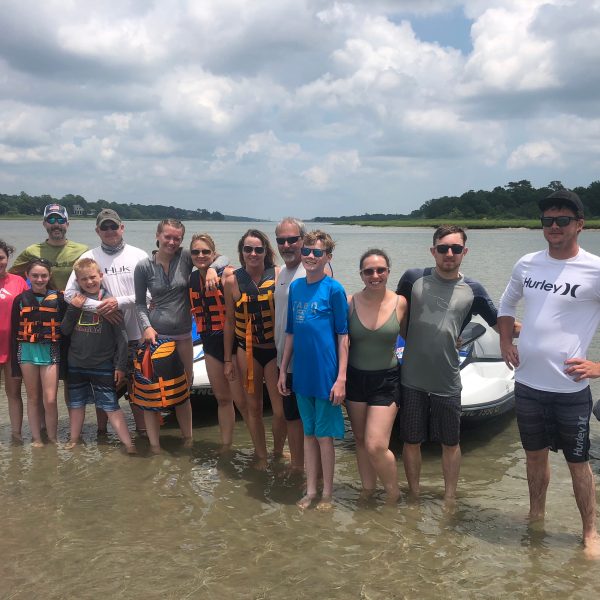 Group in front of Jet Ski Rentals