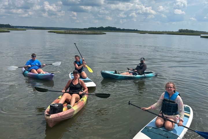 kayaking in topsail island north carolina
